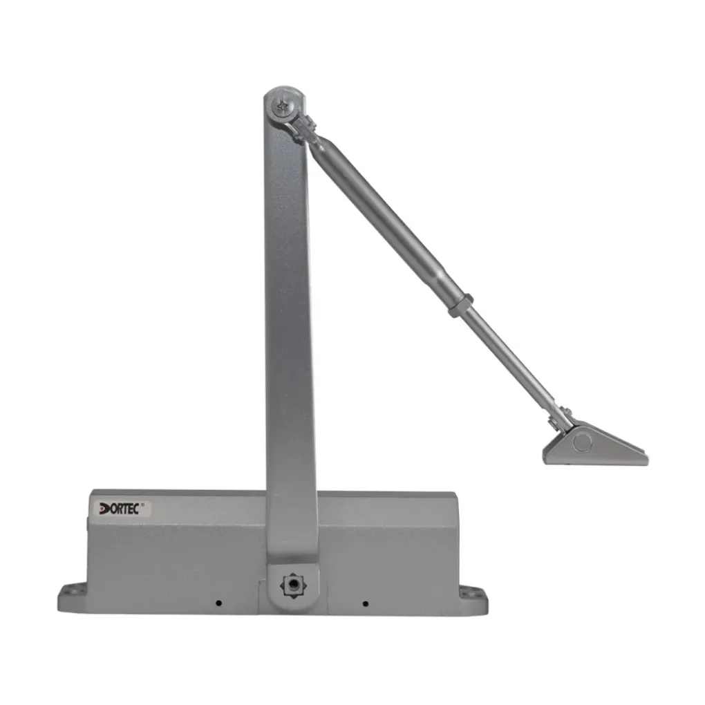 Дверний доводчик Dortec DT-536H Silver з фіксацією дверей у відчиненому положенні срібний (63-00008)- Фото 3