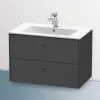 Тумба підвісна Duravit Brioso 820x479x553 мм, графіт матовий (BR410204949)- Фото 4