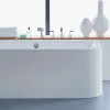 Ванна акриловая Duravit HAPPY D.2, пристенная 180x80 см правосторонняя с ножками и панелью (700317000000000)- Фото 4