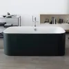 Ванна акриловая Duravit HAPPY D.2, свободностоящая 180x80 см на раме с панелью графитовой (700453800000000)- Фото 4