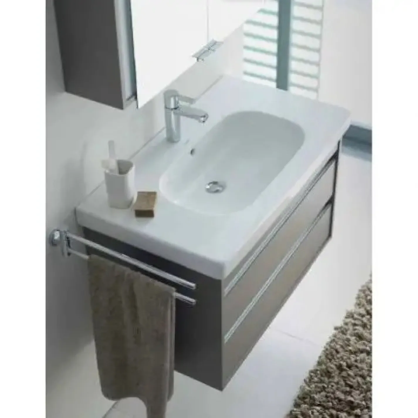 Раковина підвісна Duravit D-Code 1050x480 білий - Фото 2