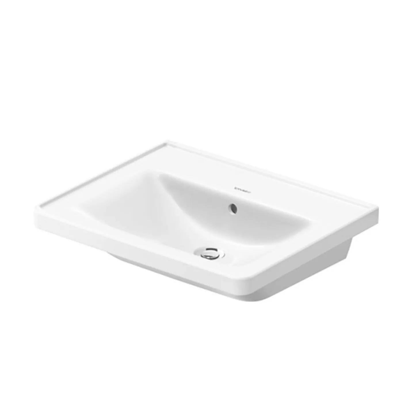 Раковина подвесная Duravit D-Neo 600x480 белый - Фото 3