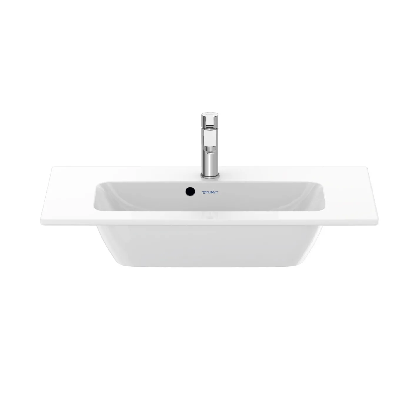 Раковина врезная Duravit ME by Starck 830х400 белый - Фото 3