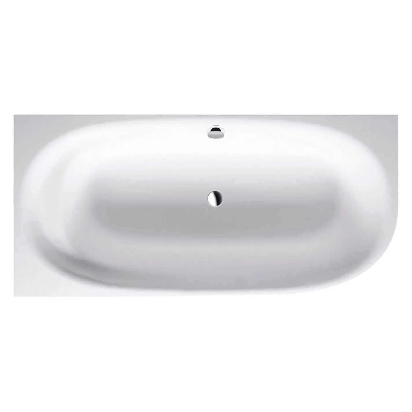 Ванна акрилова Duravit CAPE COD, пристінна 190x90 см лівостороння з ніжками та панеллю (700362000000000) - Фото 1
