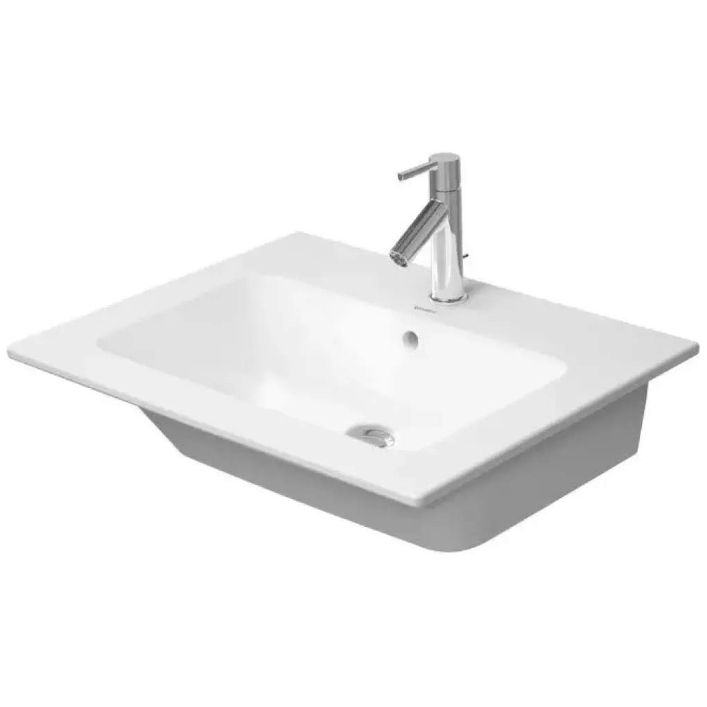 Раковина врезная Duravit ME by Starck 630х490 белый- Фото 1