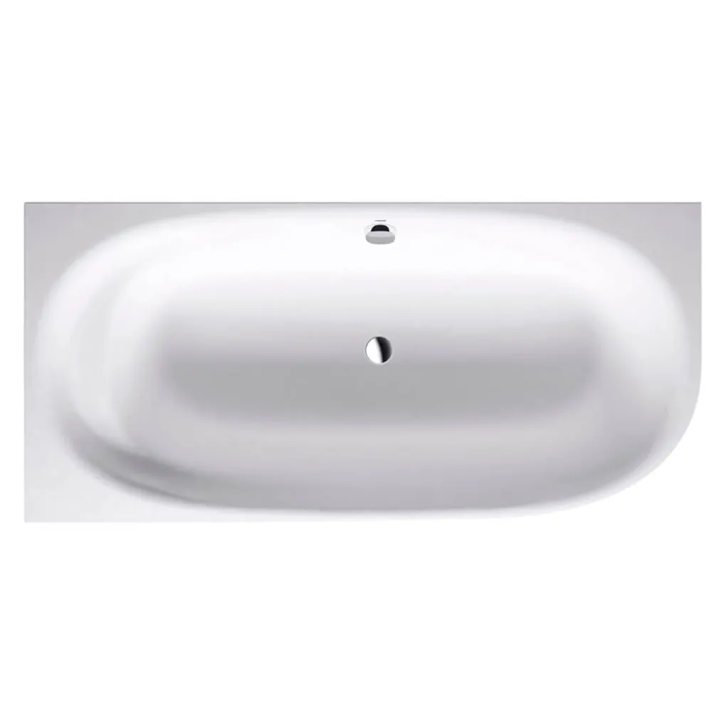 Ванна акрилова Duravit CAPE COD, пристінна 190x90 см лівостороння з ніжками та панеллю (700362000000000)- Фото 2