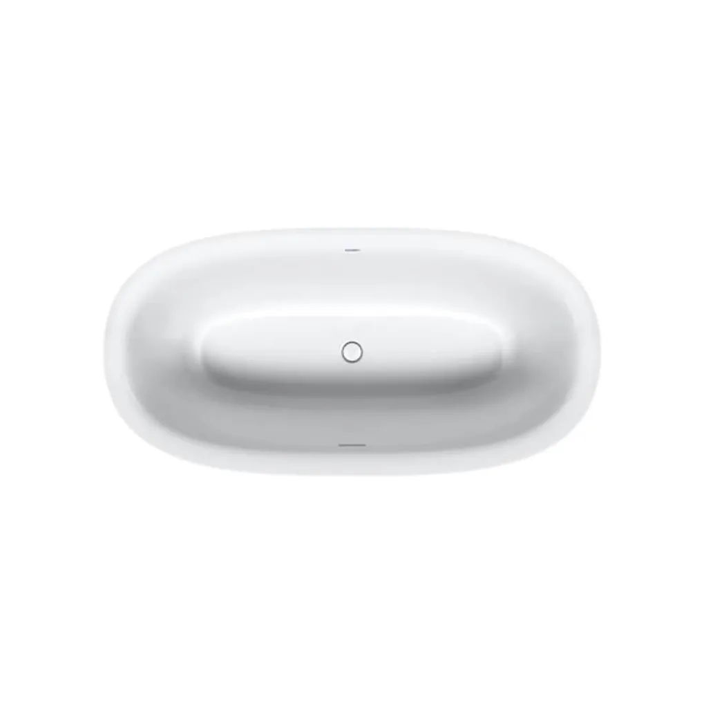 Ванна акриловая Duravit WHITE TULIP 180х90 см на раме с панелью и сифоном (700469000000000)- Фото 1