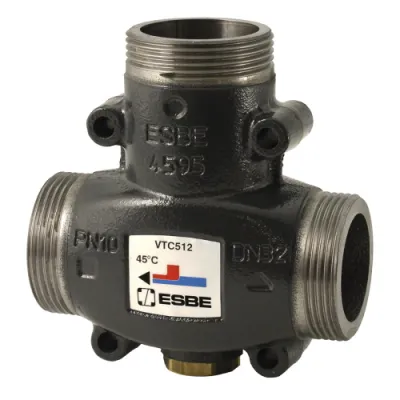Трехходовой смесительный клапан ESBE VTC 512 DN 32 1 1/2 Kvs 9 65 C