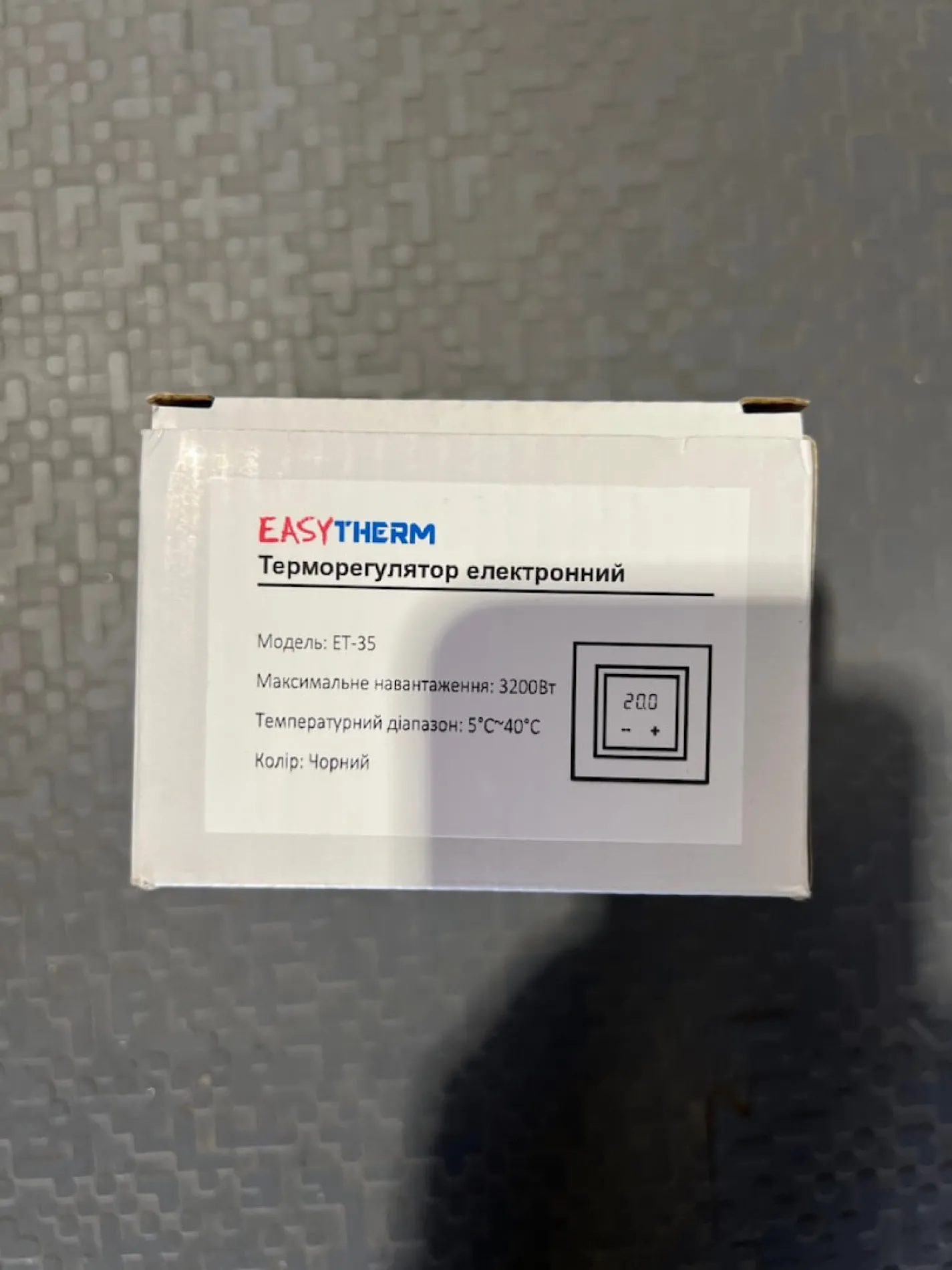 Электронный сенсорный терморегулятор Easytherm ET-35 (без провода) Уценка - Фото 4