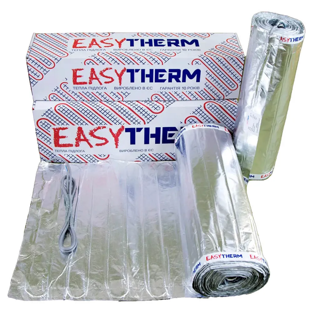 Нагревательный мат двухжильный с фольгой Easytherm EMF 1.50 240 Вт 1,5 м2- Фото 2