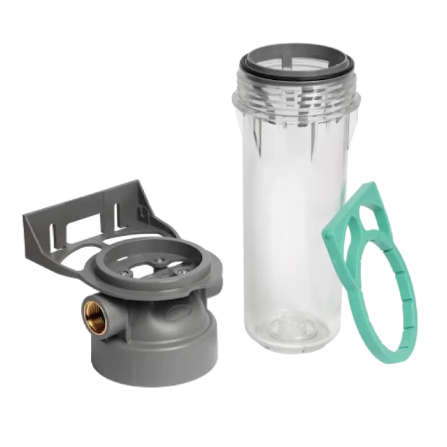 Колба фільтра Ecosoft 2P РЕТ 1/2" прозора (FCPP2P0110/G118) - Фото 1