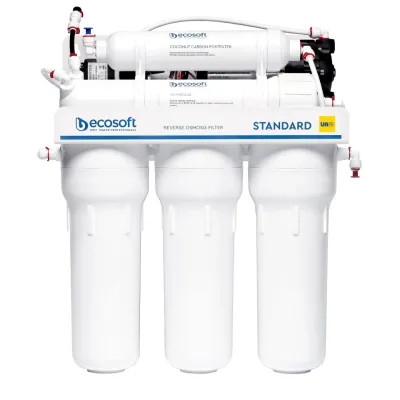 Фильтр обратного осмоса Ecosoft Standard 5-50P c насосом (MO550PECOSTD)