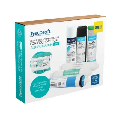Комплект картриджів Ecosoft PURE AquaCalcium Mint "12 місяців" (CHV6PUREMAC)