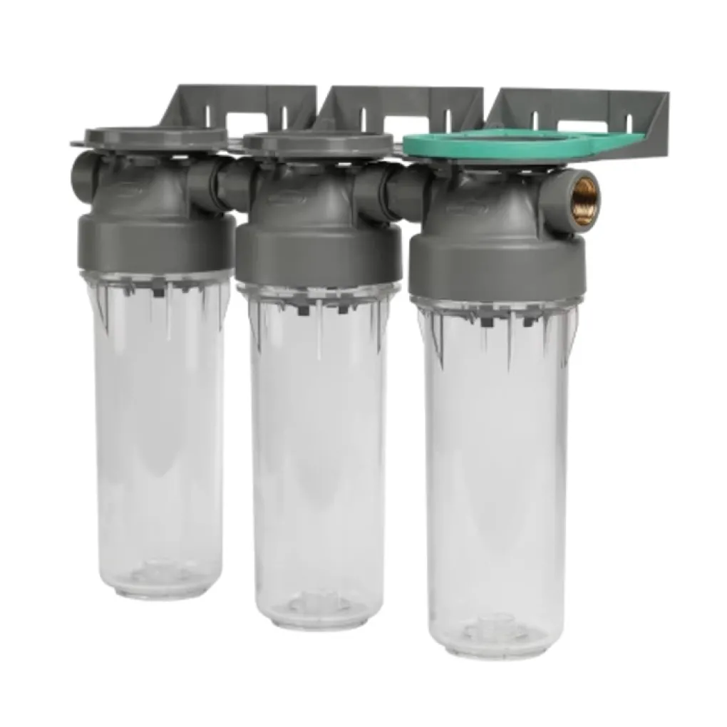 Колба фільтра Ecosoft 2P TRIPLEX РЕТ 3/4" прозора (FTPP2P0130/G118)- Фото 1