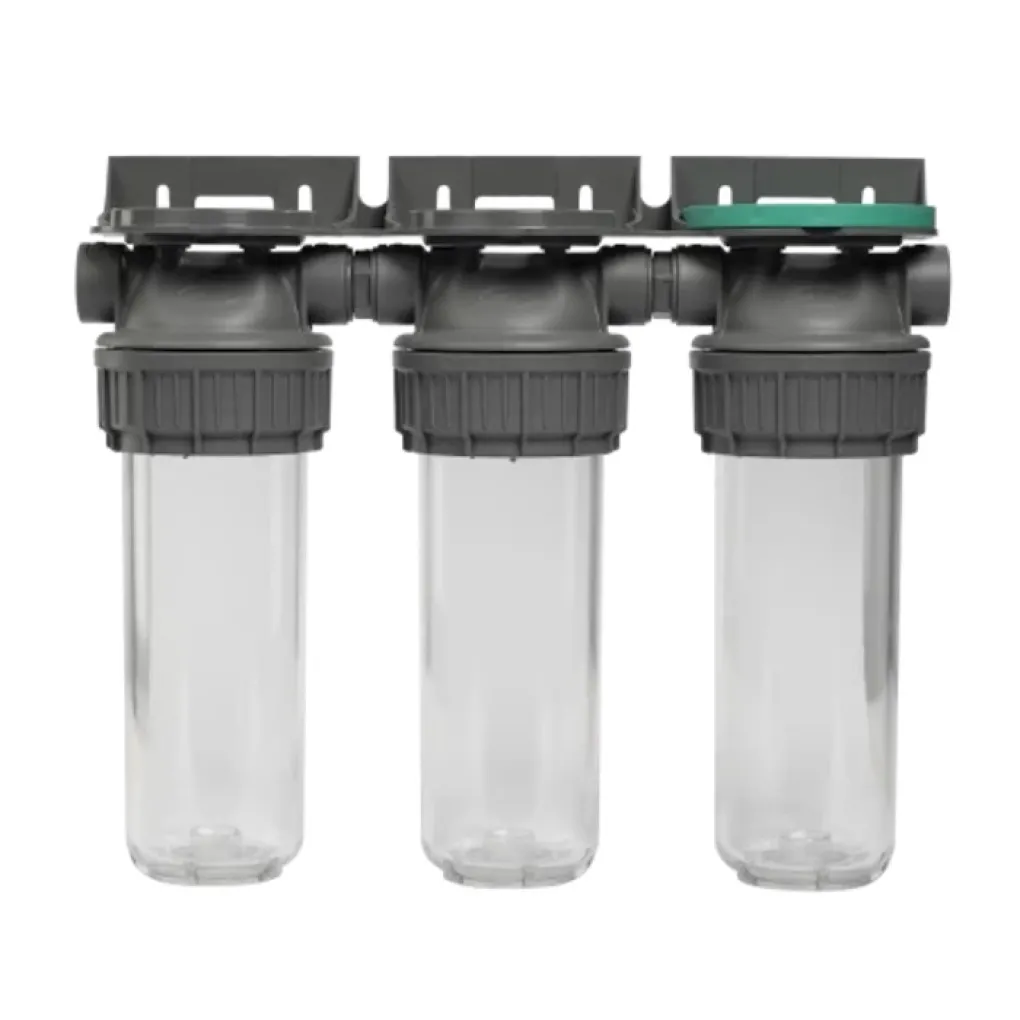 Колба фільтра Ecosoft 3P TRIPLEX РЕТ 3/4" прозора (FTPP3P0130/G118)- Фото 2
