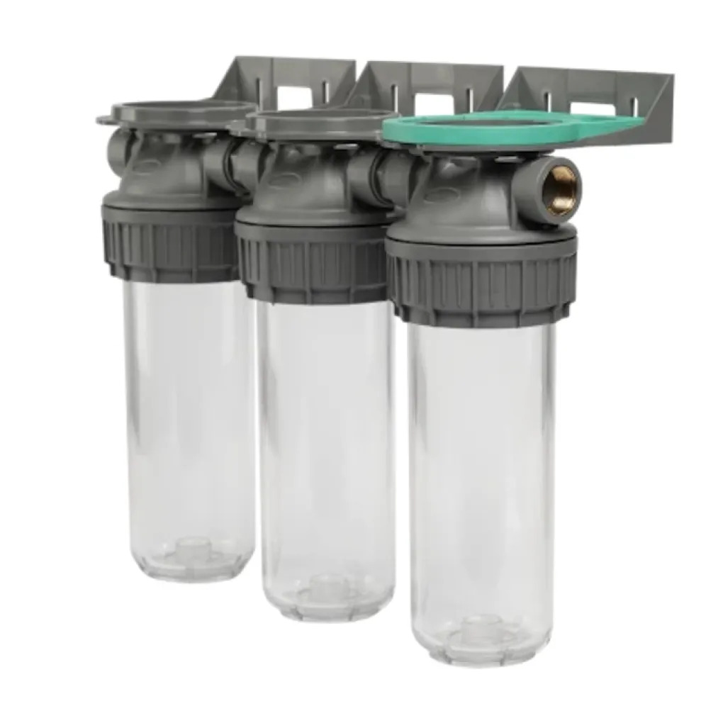 Колба фільтра Ecosoft 3P TRIPLEX РЕТ 3/4" прозора (FTPP3P0130/G118)- Фото 1