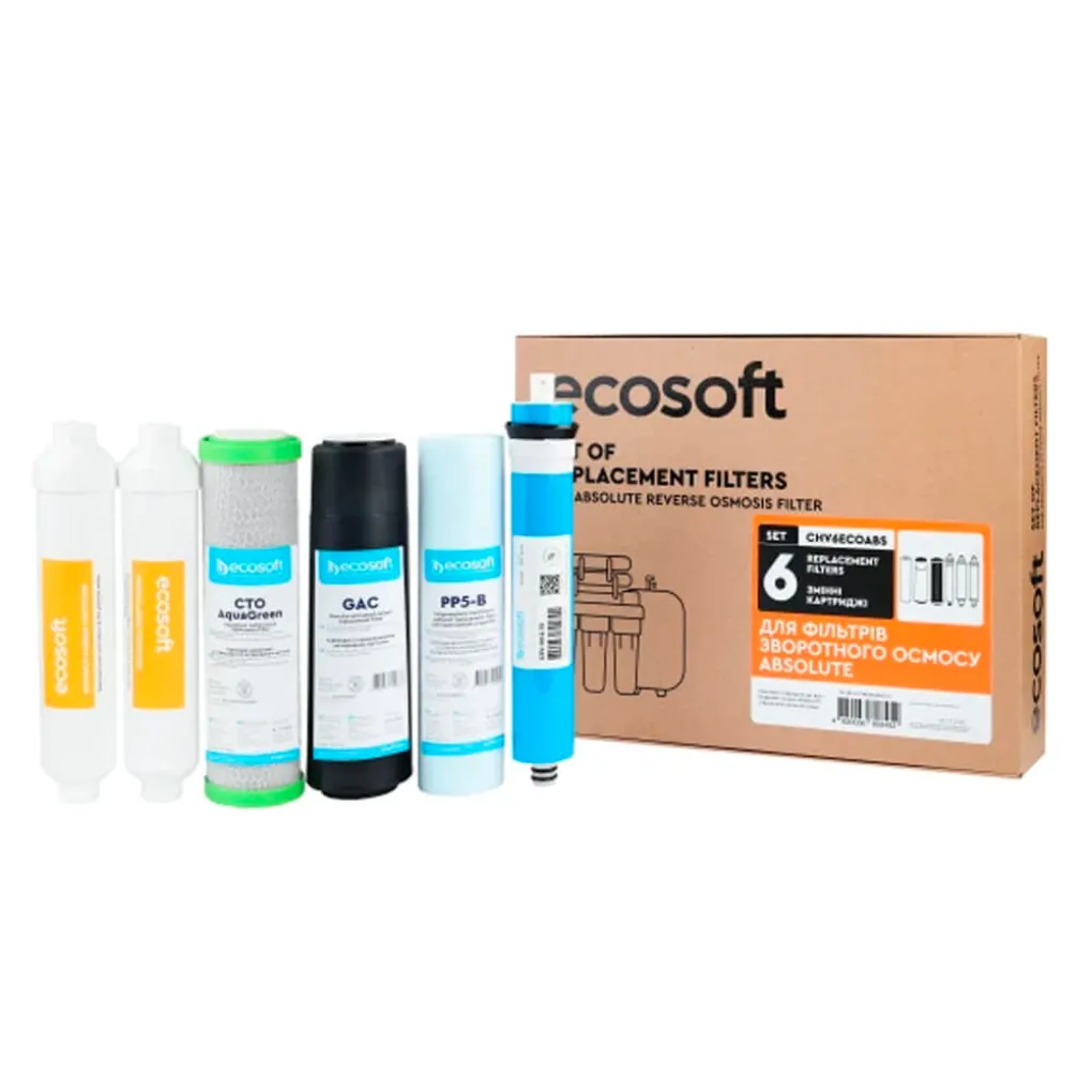 Комплект картриджей Ecosoft Absolute на 12 месяцев (CHV6ECOABS)- Фото 4