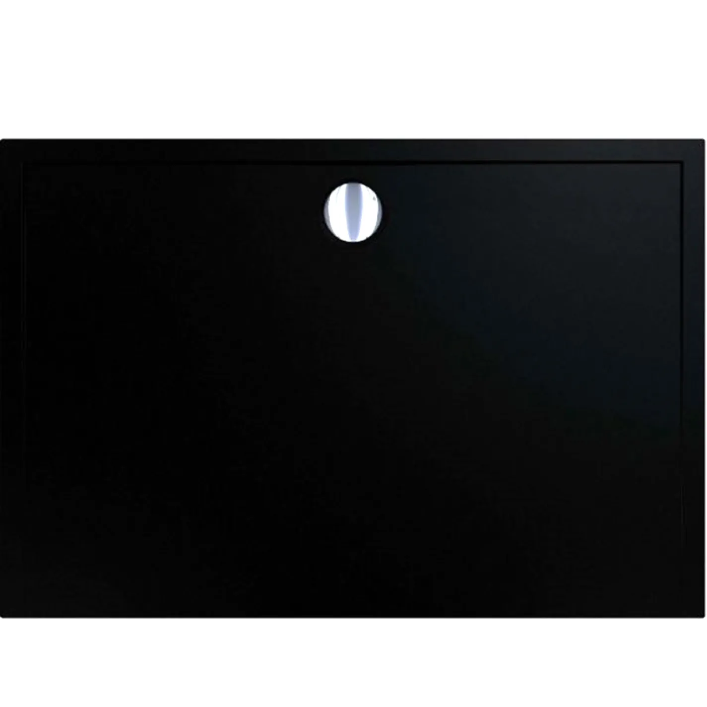 Піддон Miraggio Ego зі штучного мармуру Lite 120x80 см чорний - Фото 1