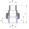 Раструбное соединение с НР Ekoplastik 20x1/2" (SSHE02020X)- Фото 2