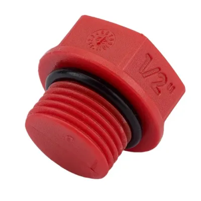 Заглушка Ekoplastik 1/2" ЗР короткая с прокладкой (ZAGXXXXXXX)