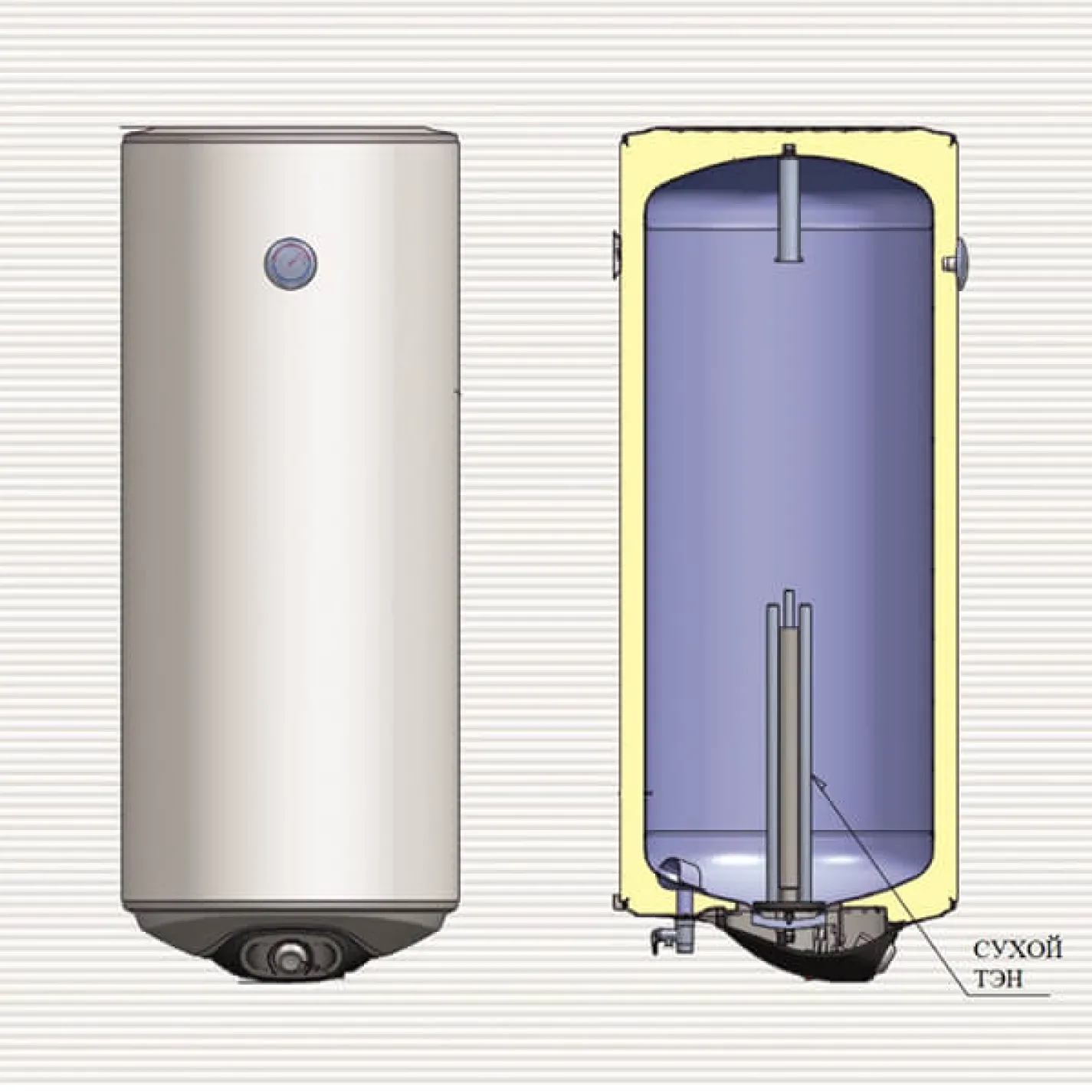 Водонагрівач Eldom Eureka 100 2x1.0 kW WV10046D - Фото 7