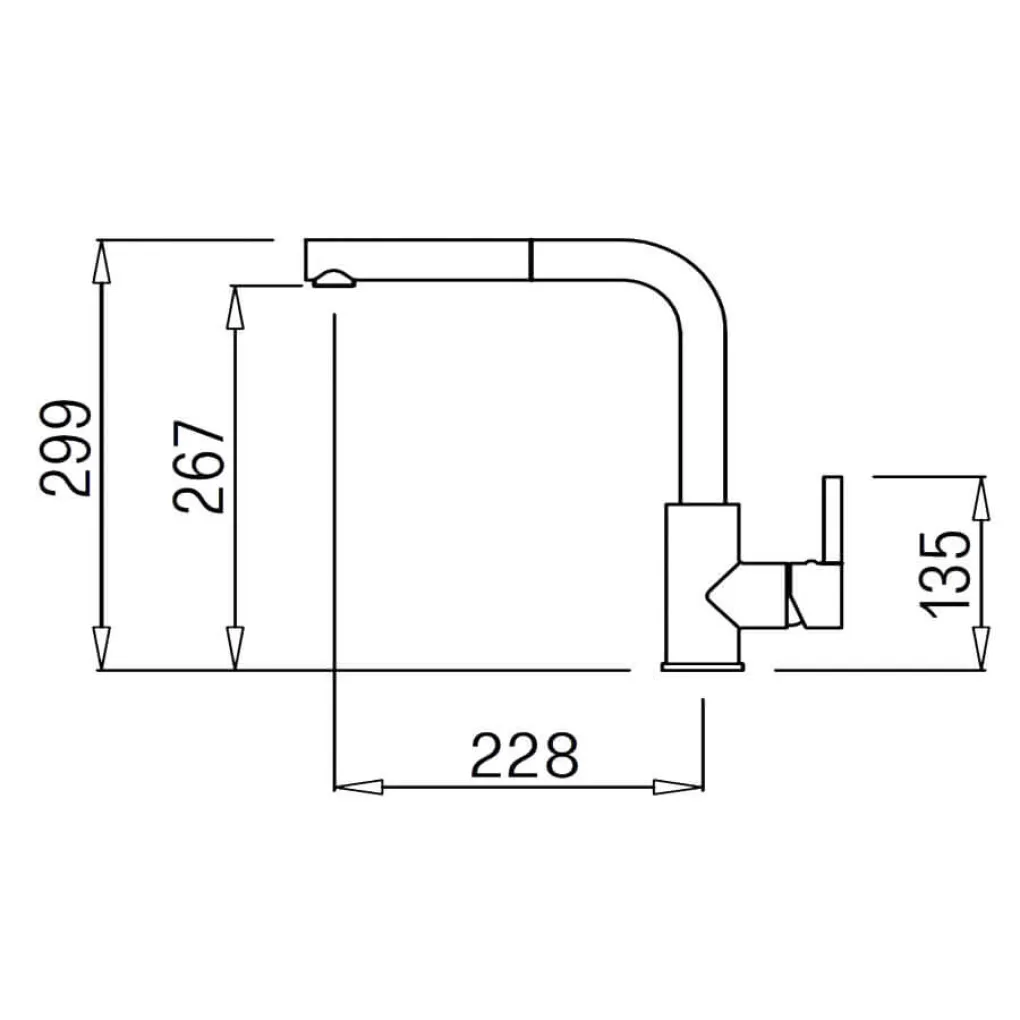 Змішувач для кухні Elleci Shell Plus cromato хром (21122024305)- Фото 2