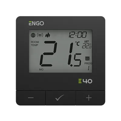 Терморегулятор для котла Engo E40-230B ZigBee черный (932312904)