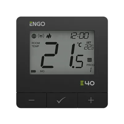 Терморегулятор для котла Engo E40-BATB ZigBee черный (932312602)