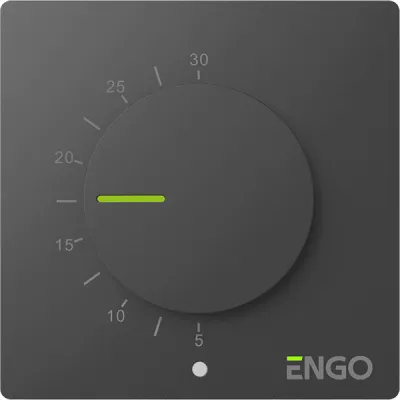 Терморегулятор непрограмований Engo ESIMPLE230B чорний