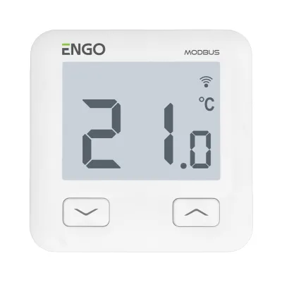 Терморегулятор для теплого пола Engo E10-MBUSW Modbus Wi-Fi белый (932332944)