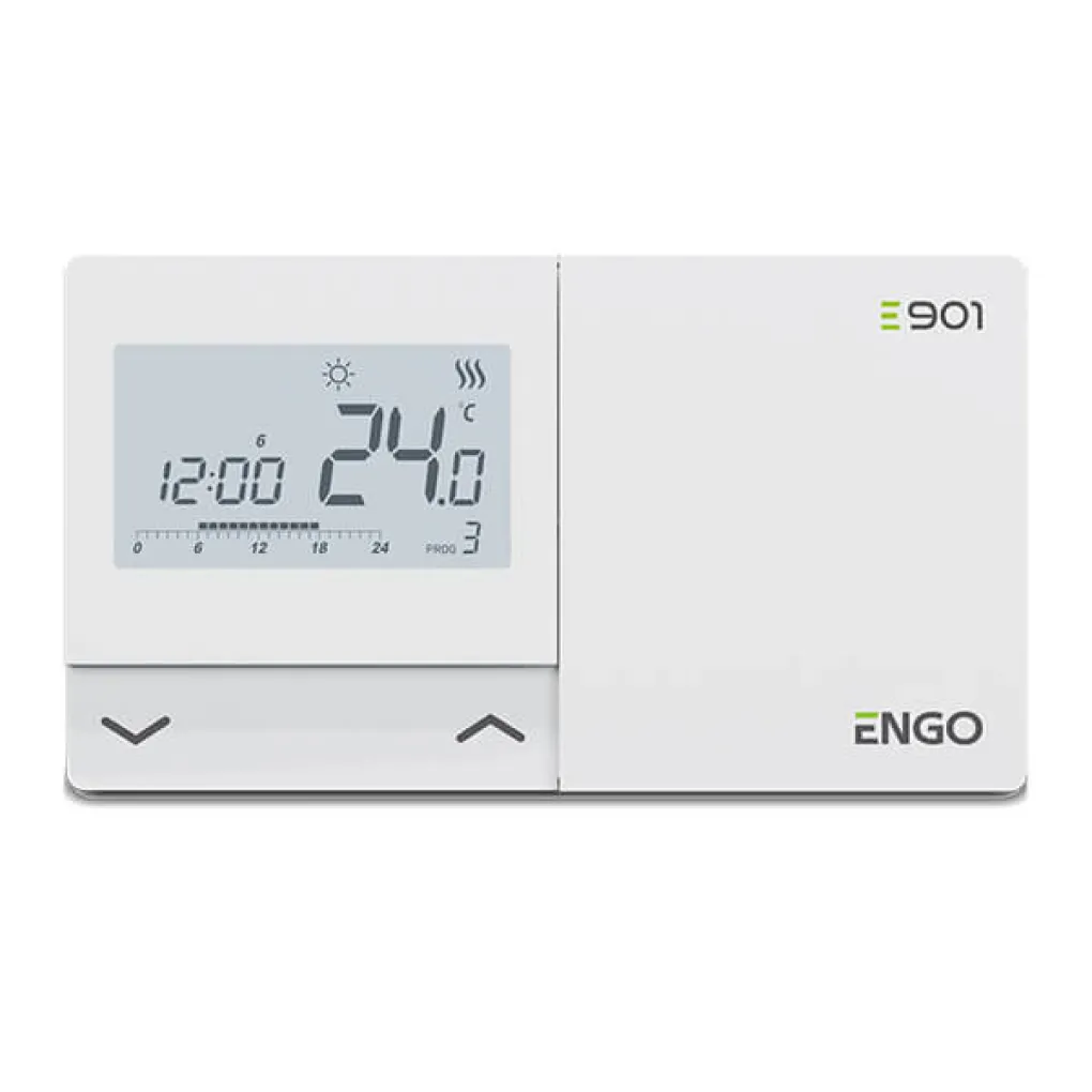 Програмований проводовий терморегулятор Engo E901- Фото 1