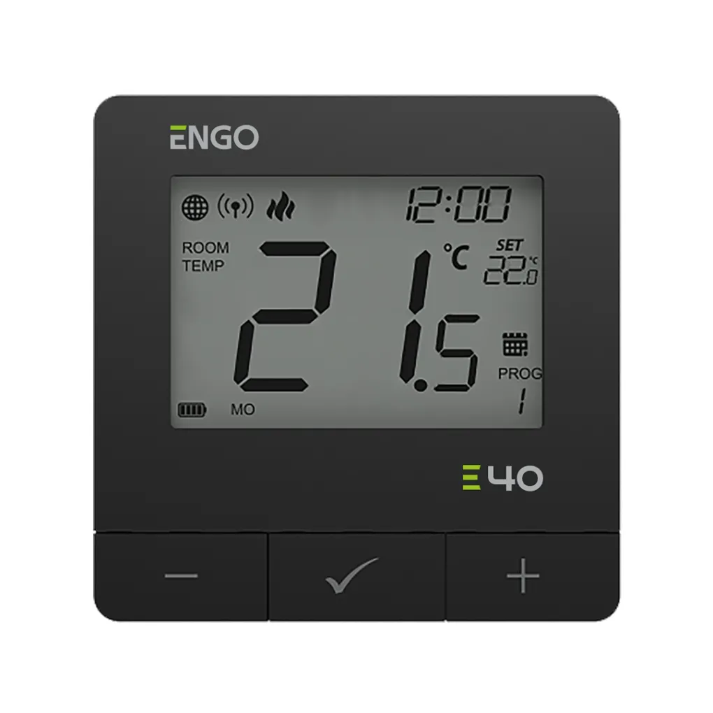 Терморегулятор для котла Engo E40-BATB ZigBee черный (932312602)