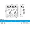 Двойная насосная группа ESBE DАA 111 DN20 Wilo PARA 15/8 +ARA661 (61310200)- Фото 2