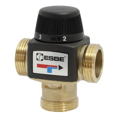 Клапан термостатичний триходовий ESBE VTA372 G 1 DN20 kvs 3,4 (31200400)