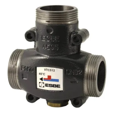 Трехходовой смесительный клапан ESBE VTC 512 DN 25 1 1/4 Kvs 9 65 C