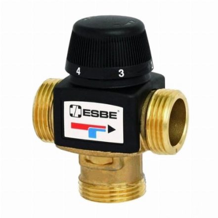 Термостатический смесительный клапан VTA372 ESBE G 1 DN20 20-55 C kvs 3.4 (31200100)