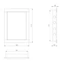 Ревізійний пластмасовий люк Europlast PL1520 150x200 mm білий- Фото 2