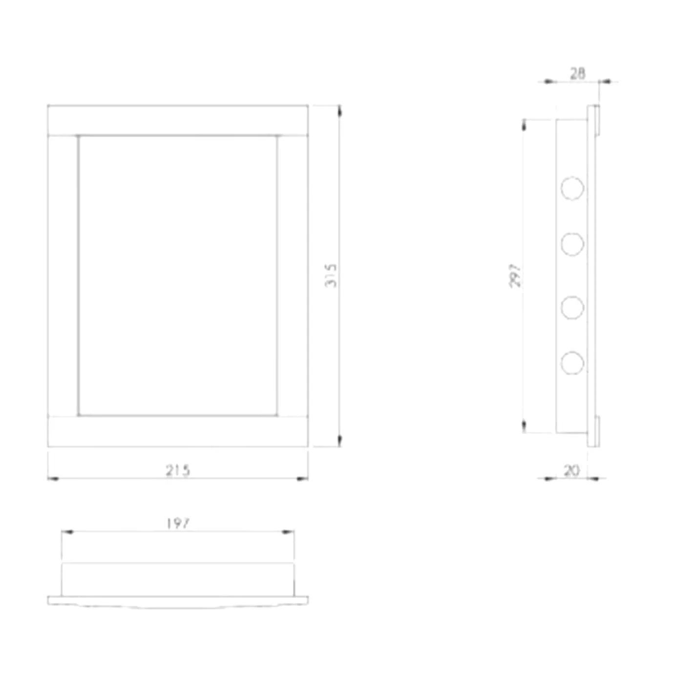 Ревізійний пластмасовий люк Europlast PL2030 200x300 mm білий - Фото 1
