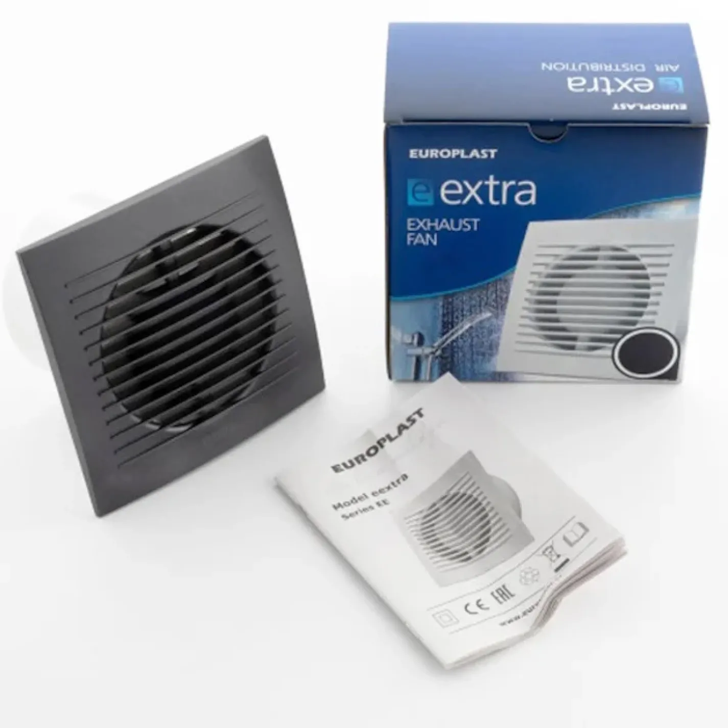 Витяжний осьовий вентилятор Europlast E-extra EE100TA (74212) - Фото 3