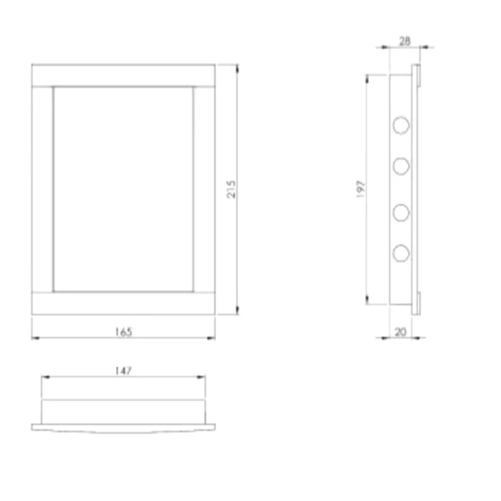 Ревизионный пластмассовый люк Europlast PL1520 150x200 mm белый- Фото 2