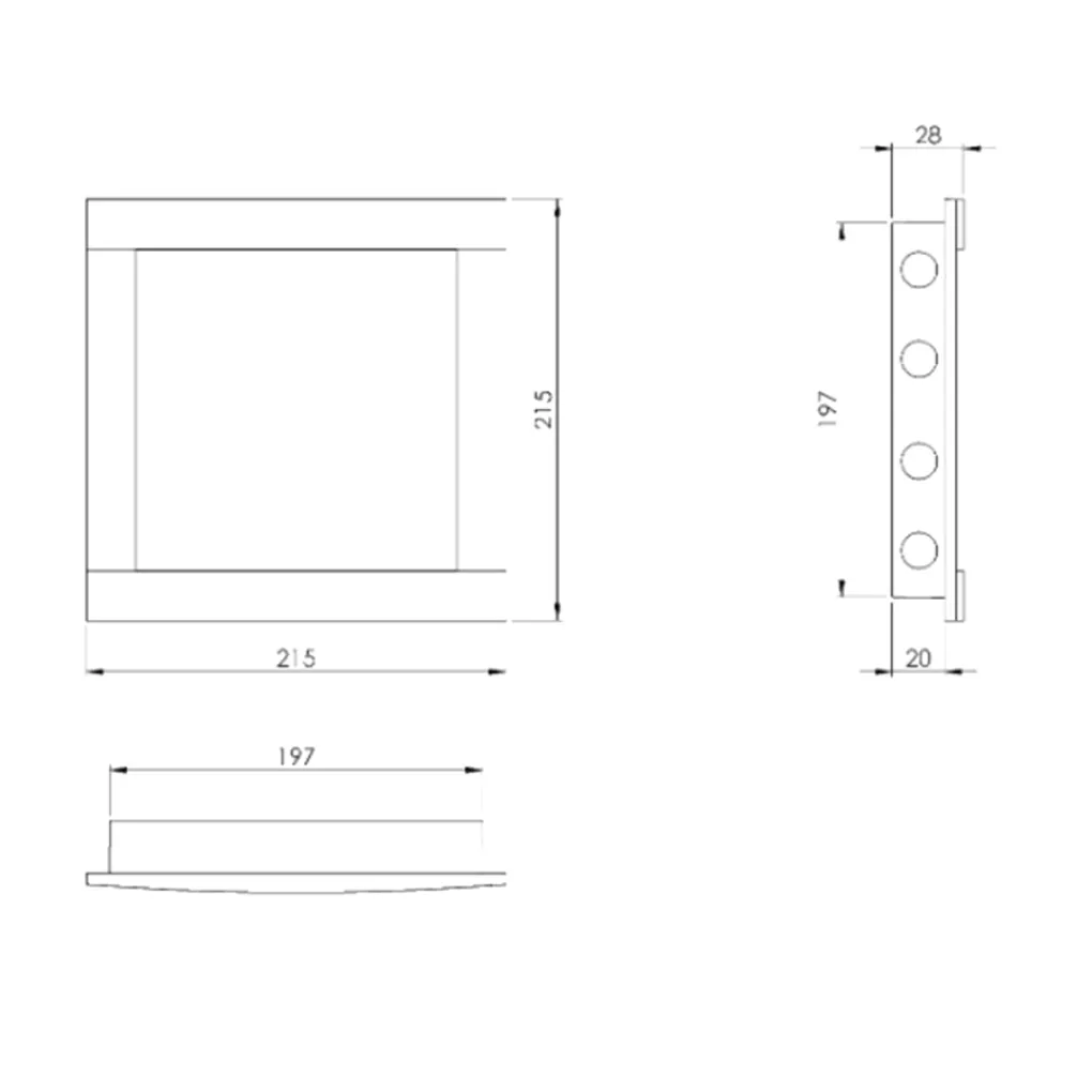 Ревизионный пластмассовый люк Europlast PL2020 200x200 mm белый- Фото 2