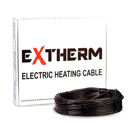 Двожильний нагрівальний кабель Extherm ETT ЕСО 30-480