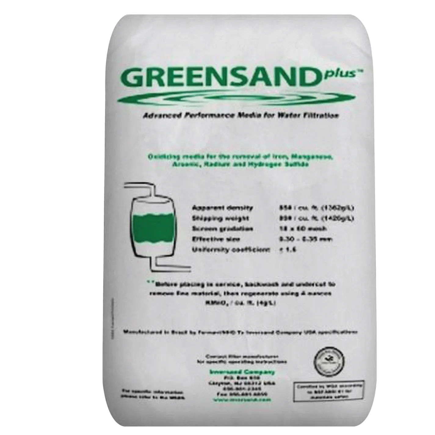 Загрузка фильтрующая Filtrons Greensand Plus (мешок 14.2 л/20 кг) (FL-GndPl-20) - Фото 1