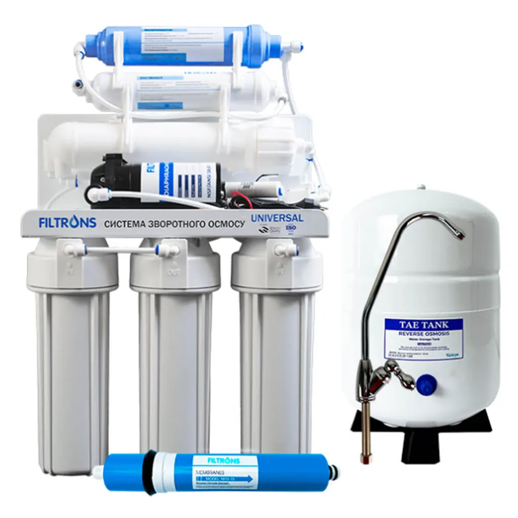 Система обратного осмоса Filtrons 6-ти ступенчатая Universal с помпой (UNI-6 PUMP)