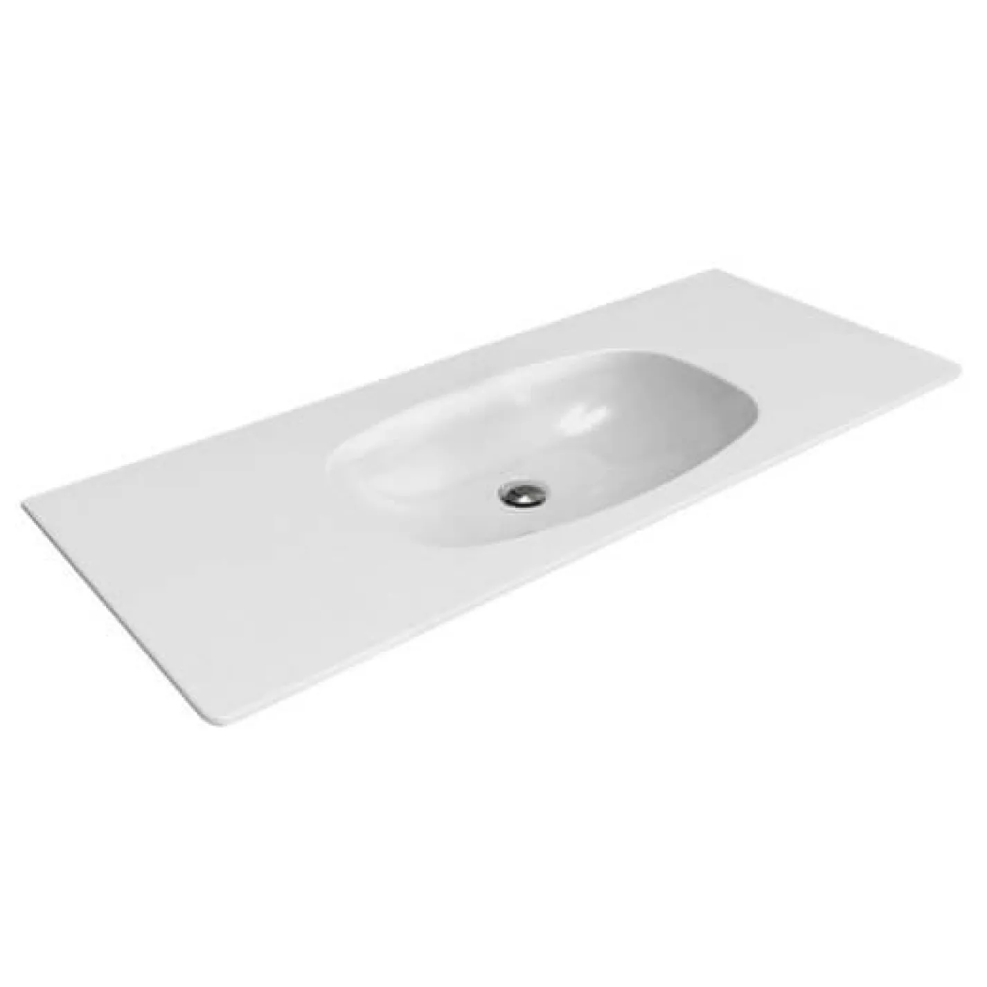 Раковина Flaminia Nuda Flat белый ND120L - Фото 1