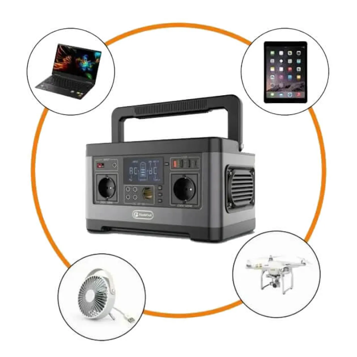 Портативная электростанция FlashFish P63 500W - Фото 2