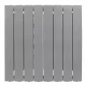 Алюминиевый радиатор Fondital Blitz Super B4 500/100 графит 10 секций- Фото 2