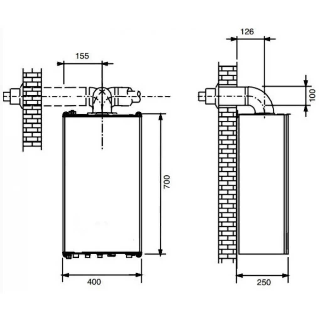 Двухконтурный газовый котел Fondital Antea New Condensing KC 28 (KAOU22KC28)- Фото 4