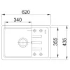 Мойка для кухни Franke Malta BSG 611-62 сифон, оникс- Фото 2