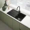 Смеситель для кухни Franke Lina Clear Water черный (120.0703.746)- Фото 3